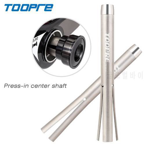 Bicycle Press-in Shaft Crank Install Tool Stainless Steel MTB Bike Bottom Bracket Axle Remover Cycling Center Shaft Repair Tools