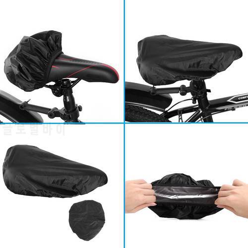 Road Bike Seat Rain Cover Waterproof Dust Resistant Silicone Mountain Bicycle Saddle Protector Outdoor Cycling Accessories
