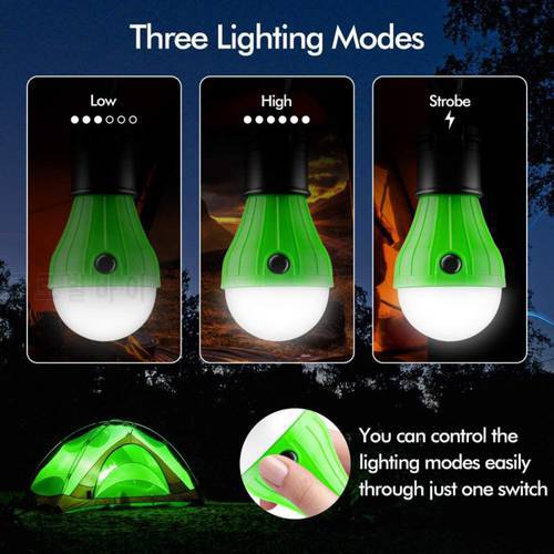 Outdoor Camping Shelters Tent Accessories Mini Hanging Lights 3LED Lights Highlight Hiking Portable Lighting Lantern Tent Bulb