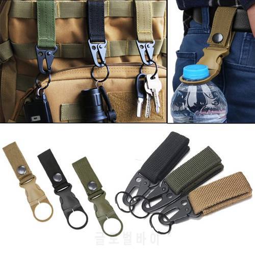 Tactical Molle Belt Clip Military Nylon Webbing Buckle Water Bottle Holder Hook Outdoor Camping Hunitng Backpack Hanger Hooks