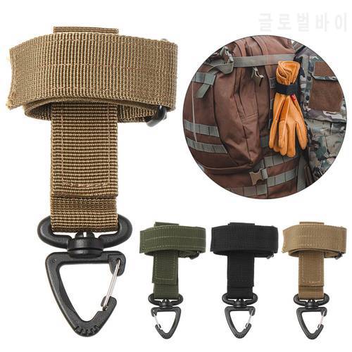 Multifunctional Glove Hook Safety Clip Outdoor Climbing Rope Storage Buckle Anti-lost Adjust Nylon Camping Glove Hanging Buckle