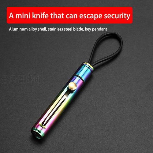 Mini Portable Key Ring Invisible Women&39s Self-defense Multifunctional Knife Security Check Open Express Pocket Usd As Keychain