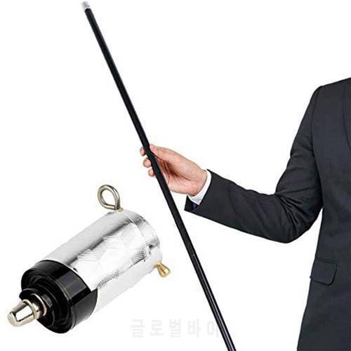 New Fantastic Durable Silent Light Weight Tricks Cane Telescopic Bat On Self-defense Stick Silver 1.1Meters