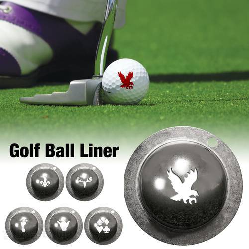 Multifuctional Golf Ball Line Liner Marker Stainless Steel Template Drawing Alignment Tool Drawing Alignment Marks Sign Tools