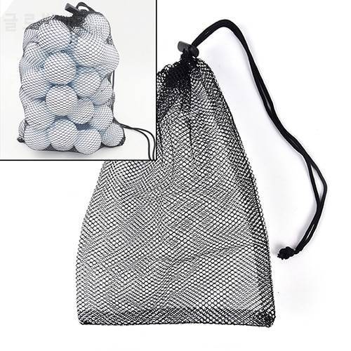 30 * 20 cm Outdoor Sports Nylon Mesh Nets Bag Pouch Golf Balls Table Tennis Hold Up Carrying Holder Storage Bags