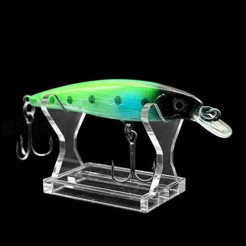 1 Pcs Fishing Lure Showing Stand Acrylic Shelf Lure Bait Display For Fishing Store