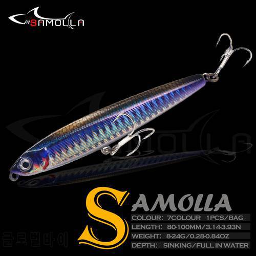 Pencil Sinking Fishing Lure Weights 10-24g Bass Fishing Tackle Fishing Accessories Saltwater Lures Fish Bait Trolling Lure