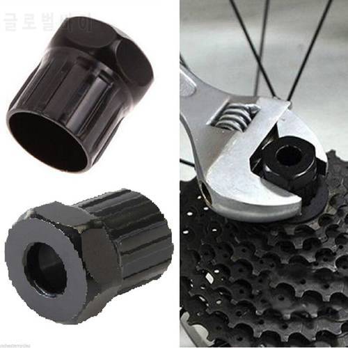 Bike Rear Cassette Cog Remover Bicycle Repair Tool Freewheel Socket Black Tool Carbon Steel BlackBicycle Repair Puller