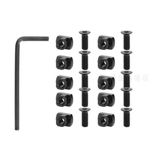 10 Pack M-Lock Screw and Nut Replacement Set For Rail Sections & Wrench