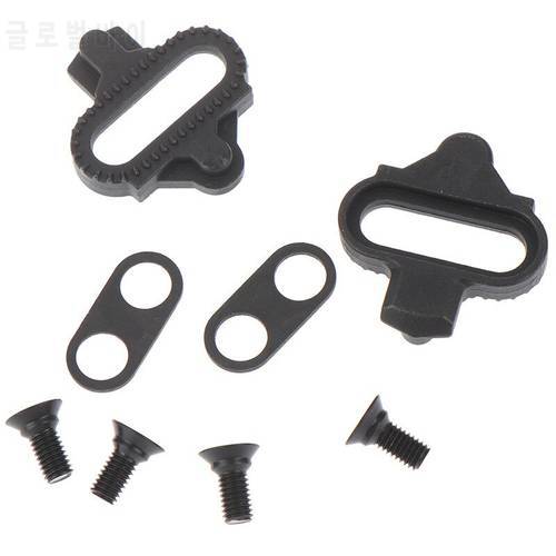 Mountain Biycycle Pedals for SPD Cleats Pedal Clipless Cleat Set MTB Bike Biking Cleats Clip-in Clips kit New