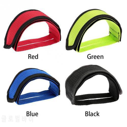 2pc Nylon Bicycle Pedal Straps Toe Clip Strap Belt Adhesivel Bicycle Pedal Tape Fixed Gear Bike Cycling Fixie Cover