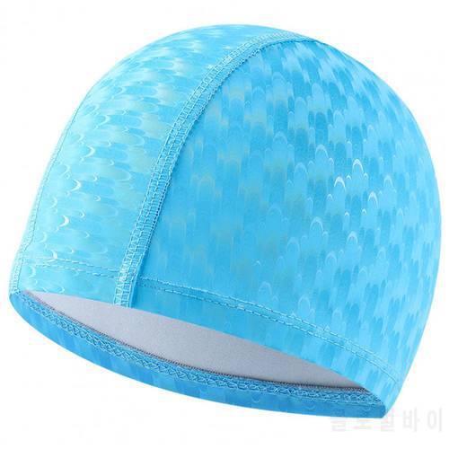 Elastic Waterproof Sports Swim Pool Hat Swimming Caps Free size for Men & Women Solid Color Durable Comfortable