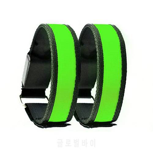 2 Pack Running Light Sports LED Wristbands Adjustable Glowing Bracelets for Runners Joggers Cyclists Riding Safety Bike Bicycle