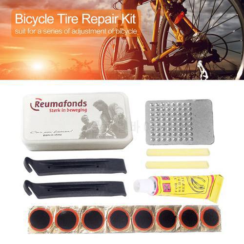 Bicycle Tire Repair Kit Tool Set Inner Tube Patching Tyre Filler Glue Cycling Puncture Repair Tools Outdoor Bike Accessories