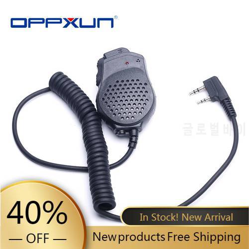 Handheld Microphone Mic Special for Walkie Talkie Baofeng UV-82 Dual PTT Button 2 Way Radio Station Extension Speaker K Port CB