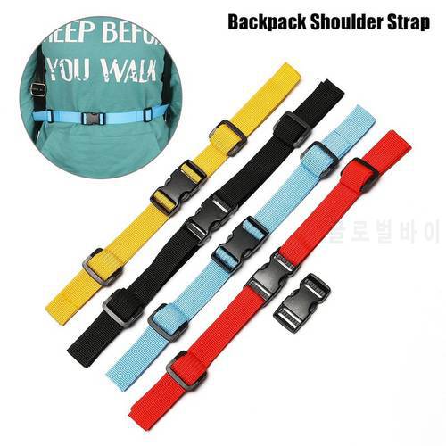 32cm*2cm Chest Strap Heavy Duty Adjustable Strap Saccular Sternum With Soft Buckle Suitable For Outdoor Mountaineering Hiking