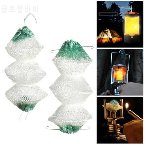 4PCS Gas Lamp Cover Gauze Mesh Camping Accessories Lantern Mantles High Quality Light Mantles Spare Parts Safe Outdoor Tools
