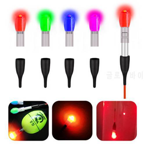 2PC Fishing Float Light Float Tail Light Solid MulticColor Electronic Light CR425 Battery Floating Light Pesca Iscas Fish Tackle