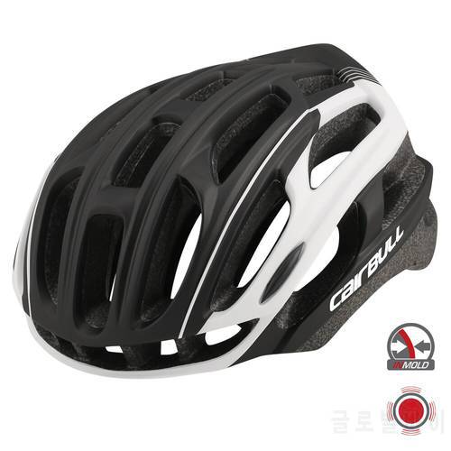 CAIRBULL Road Bicycle Helmet EPS Cascos Bicicleta with Tail Light Night Ultralight PC Cycling Helmet MTB Bike Racing Helmet