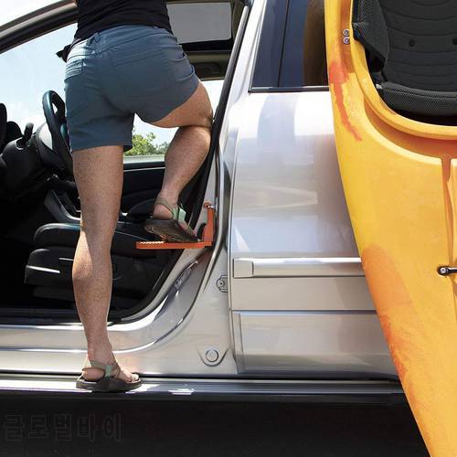 Multifunction Foldable Car Rack Step Car Door Step Aluminium Alloy Safety Hammer Universal Latch Hook Auxiliary Foot Pedal