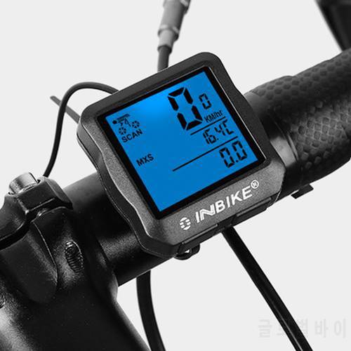 MTB Bicycle Computer Speedometer Luminous Mountain Road Bike LCD Wired Odometer Real-time Speed Cycling Equipment
