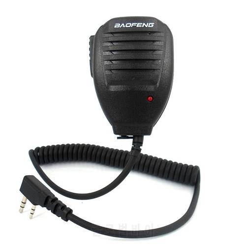 PPT Speaker MIC Microphone For Kenwood Baofeng UV-5R UV5RE UV-B5 BF888S Walkie Talkie 2 Pin K Type