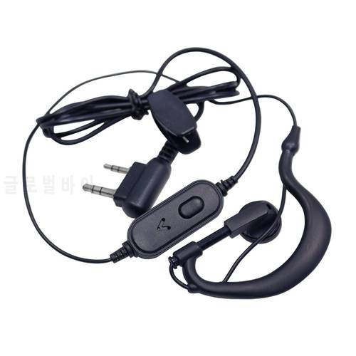 Baofeng PTT Mic headphone Walkie Talkie Earpiece headset for UV-5R UV-S9 PLUS BF-888S UV-13 Pro UV-16 Pro CB Two Way Radio