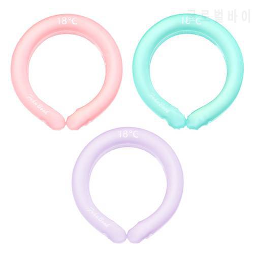 Neck Cooling Ring Summer Heatstroke Prevention Ice Cushion Tube Outdoor Sports Cold Neck Ring Ice Cushion Pillow Usual