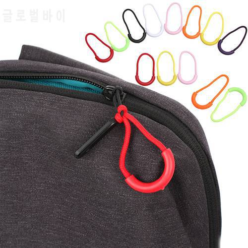5Pcs Zip Cord Tab Replacement Clip Zipper Pull Puller End Fit Rope Tag Fixer Broken Buckle Travel Bag DIY Tools Accessories