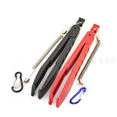 Fishing Tongs Fishing Supplies Fishing Gripper With Belt Clip Key Chain Holder Fish Holder Switch Lock Gear Pince Fishing Tools