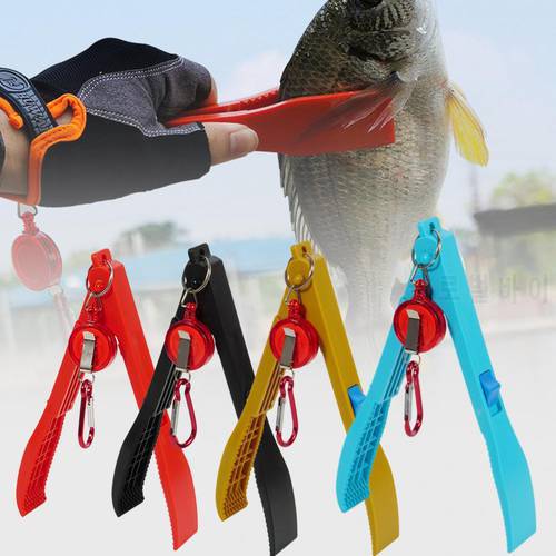30% Discounts Hot Fish Control Plier Portable Non-slip ABS Fish Clip Catcher Fishing Gear Supplies for Fisherman