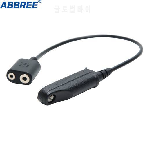 Adapter Cable Baofeng UV-9R Plus Waterproof Radio to 2 Pin Headset Speaker Mic for UV-9R Plus UV-XR Waterproof Walkie Talkie