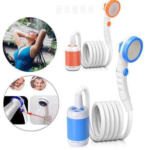Portable Electric Shower Rechargeable Bathing Pump High Pressure Power Washer Electric Pump For Outdoor Camping Travel Pet Clena