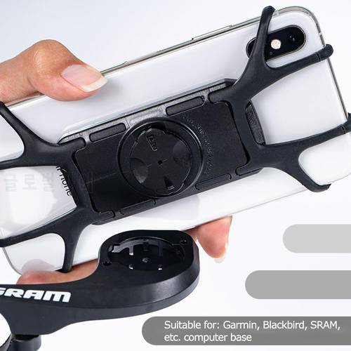 Adjustable Silicone Bike Phone Holder Bicycle Mobile Holder Cellphone Motorcycle Mount Phone For Sram Cycling Phones Supplies