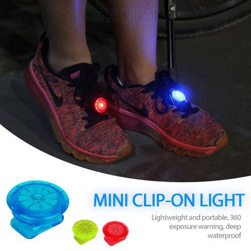 Outdoor LED Luminous Shoe Clip Multifunctional Night Running Bicycle Safety Clip, Cycling Safety Warning Light