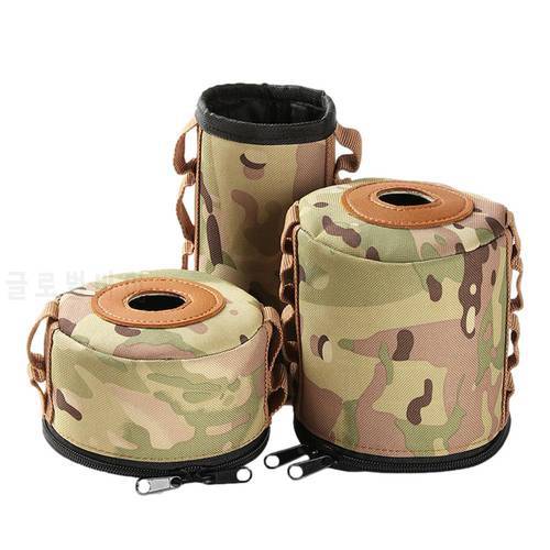 Ultralight Camouflage Cover Outdoor Camping Gas Tank Protect Cover Air Bottle Protective Case for Camping Barbecue