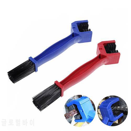 Motorcycle Chain Cleaner Dirt Brush Bicycle Gear MTB Bike Scrubber Tools Motorcycle Chain Brush Outdoor Bicycle Clean Tool