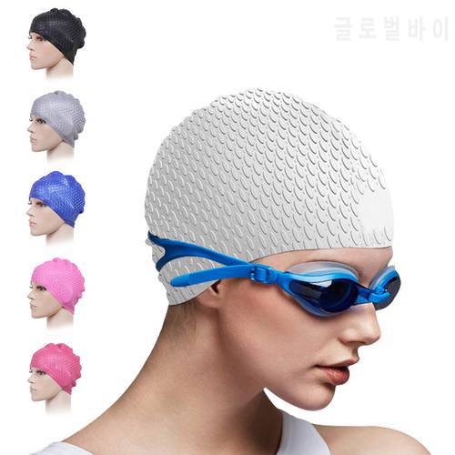 Women Waterproof Swimming Goggles Caps Set Silicone Women Long Hair Large Swim Hat Men Natacion Diving Glasses Equipment 2022