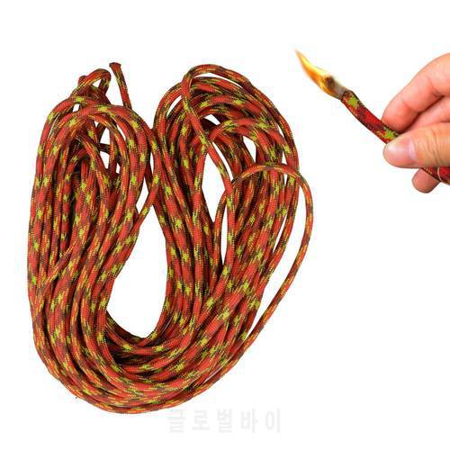 Outdoor Survival Camping Waterproof Fire Lighter Waxed Ropes Waxed Hemp Twine Cord Paracord Ropes Fire Starter Tools