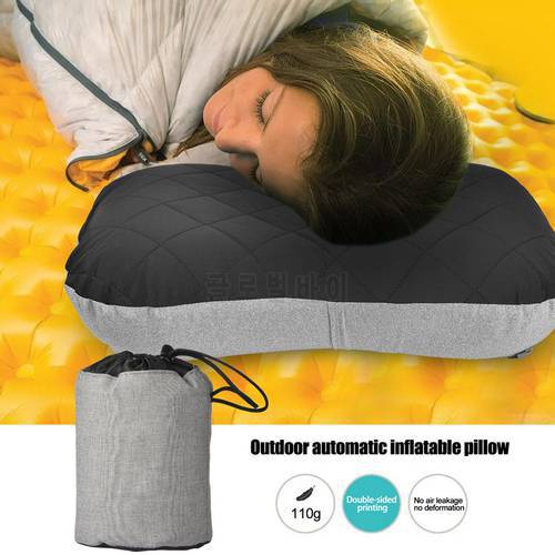 Iatable Pillow Ultralight TPU Square Portable Camping Trip Nap Neck Sleep Pillows Outdoor Travel Hiking Tent Equipment