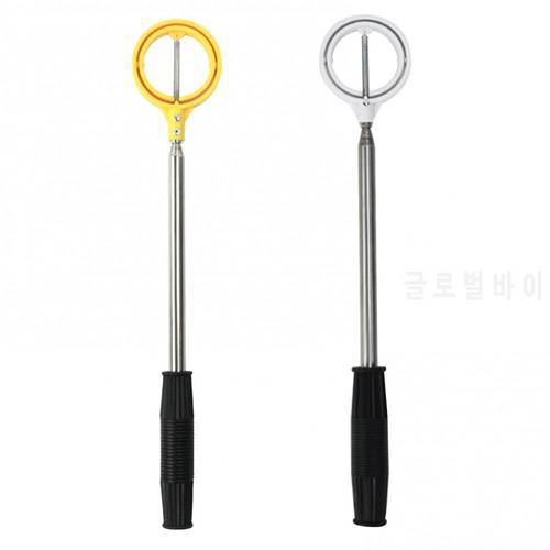 60%HOTStainless steel retractable golf club reclaimer retracts the picking spoon picker