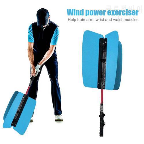 Golf Speed Practice Training Fan Wind Resistance Golf Club Swing Strength Power Trainer Aids Golfer Accessories