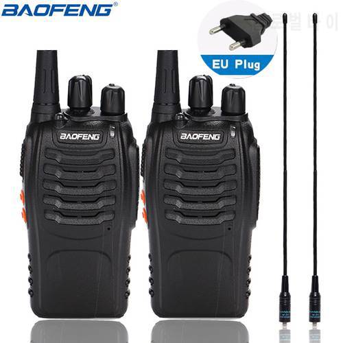 1/2 Baofeng BF-888S Walkie Talkie UHF BF888S Handheld Radio 888S Comunicador Transmitter Transceiver+ 2pcs headset BF-R5 BF-C9