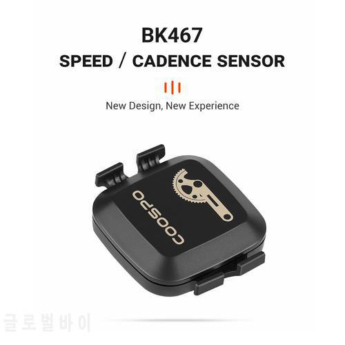 CooSpo Cadence Sensor Speed Sensor Rpm Sensor Bluetooth and ANT+ Road Bike Mtb Sensor For Wahoo Garmin Bike Computer