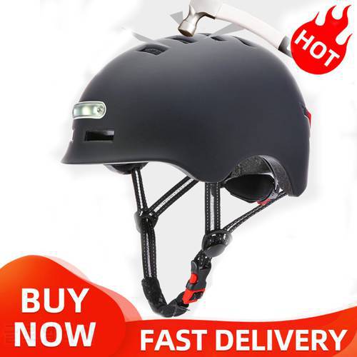 2022 NEW Lamp Cycling Smart Tail Light Bike Adult Helmet Electric Bicycle MTB Road Scooter For Sport Urban Helmet Men Women