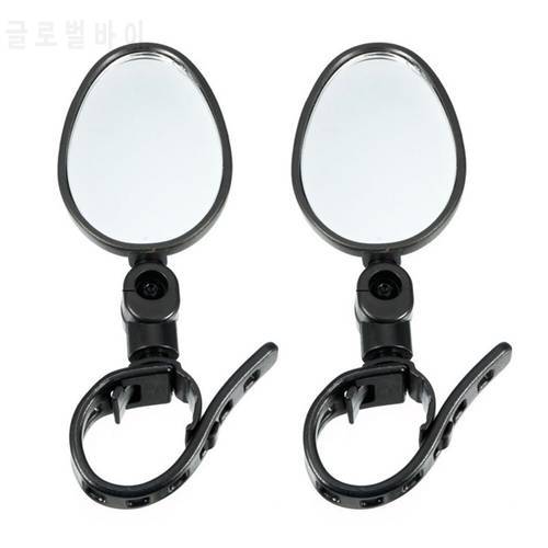 2pcs Bicycle Rear View Reflector 360 Degree Rotatable Mirror Mountain Bike Back View Reflector Cycling Accessories