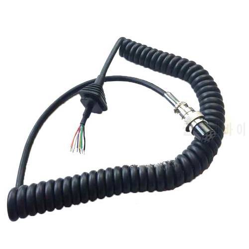 Replacement Mic Cable Cord Wire For Alinco Radio EMS-57 EMS-53 DR635 DR620 DR435 Speaker Microphone