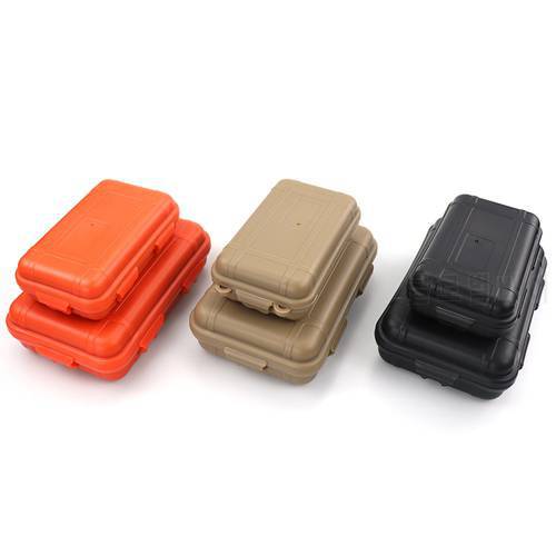 Outdoor Plastic Waterproof Airtight Survival Sealed Box Dustproof Shockproof EDC Tools Storage Container Case Travel Storage Box
