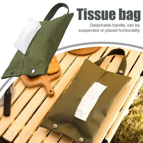 Outdoor Camping Tissue Cover Home Kitchen Toilet Paper Hanging Bags Napkin Holder Storage Case Portable Outdoor Accessories
