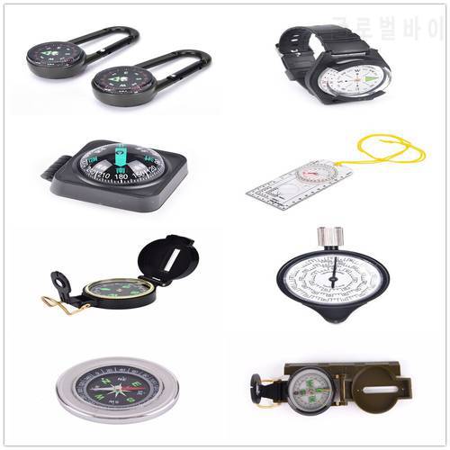 1PCS ABS Tactical Wrist Compass Ruler Special For Military Outdoor Watch Black Band Hiking Gear Compasses & GPS